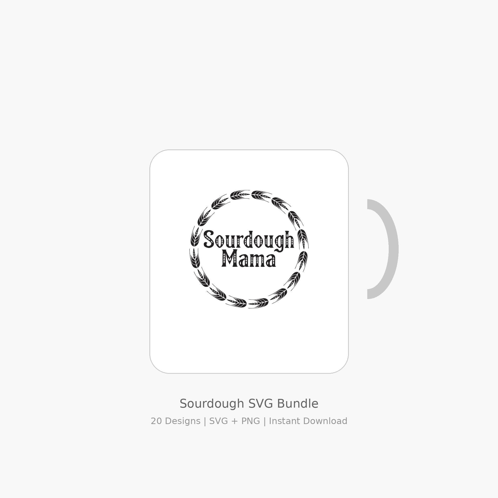 Sauerteig SVG Bundle | Brot Svg | Artisan Bread Svg | Küche Plotterdateien | Cricut Png - Vorschau 3